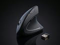 Souris ergonomique verticale NOVIQ, avec son récepteur USB sans fil